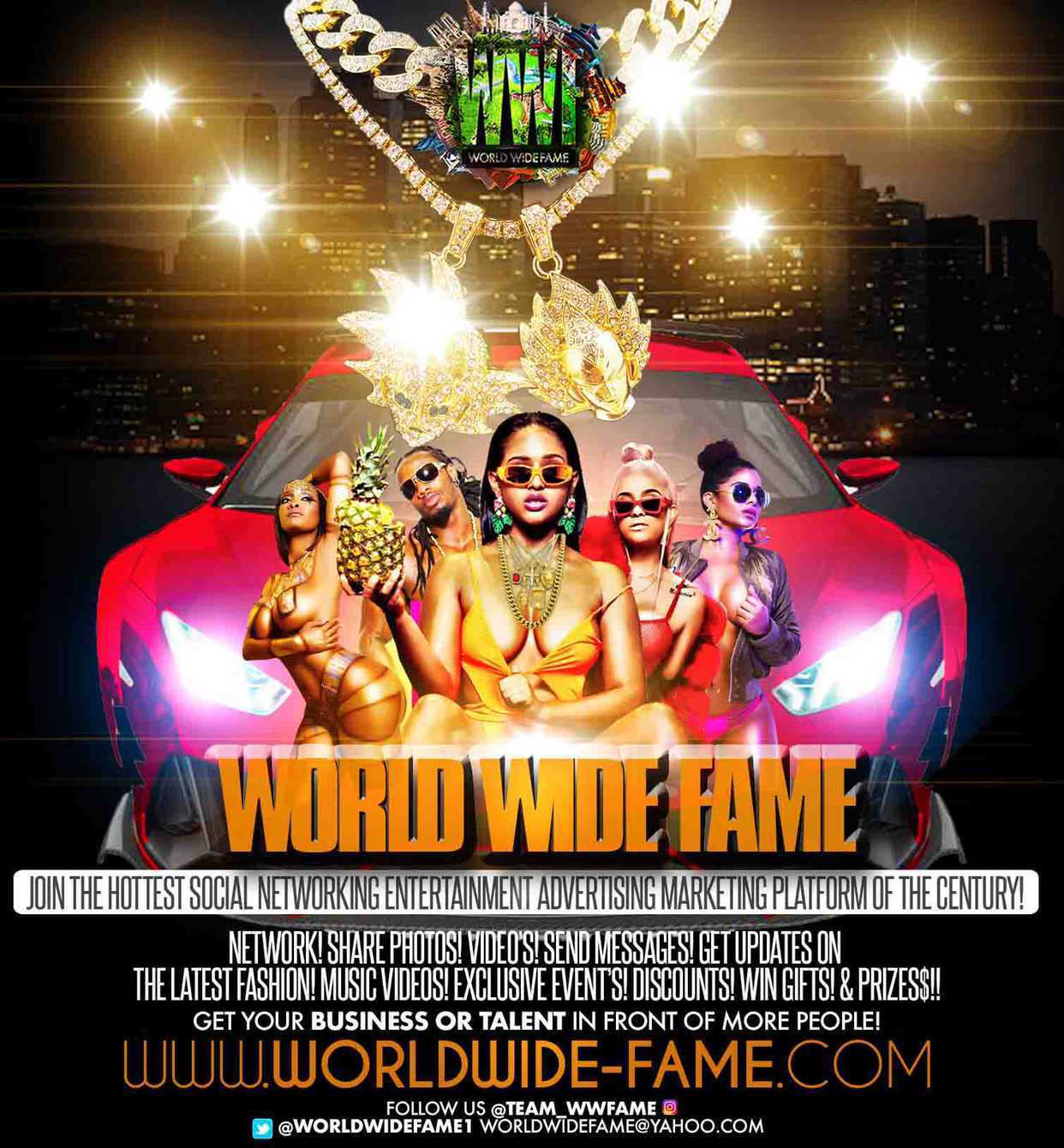 Join Worldwide-Fame entertainment and marketing network